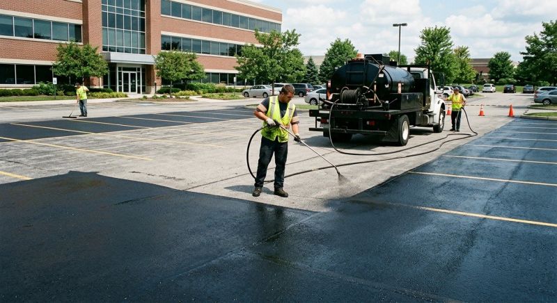 Asphalt Parking Lot Sealing in Grand Rapids, MI