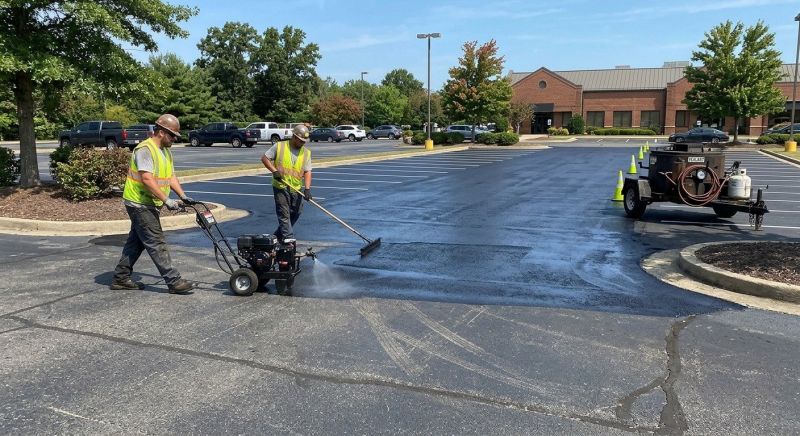 Church Parking Lot Sealcoating in Sarasota, FL