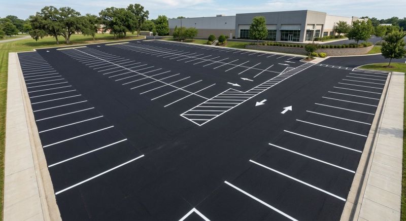 Church Parking Lot Striping in Lawrenceville, GA