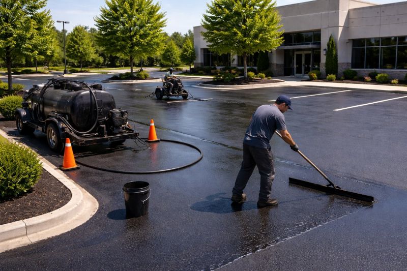 Commercial Asphalt Sealing in Grand Rapids, MI
