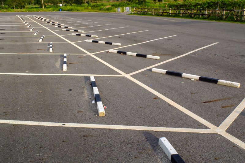Concrete Parking Lot Striping in Lawrenceville, GA