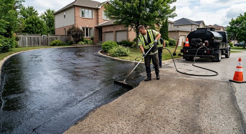 Residential Driveway Sealcoating in Grand Rapids, MI