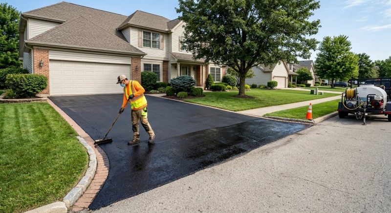 Tar Driveway Sealing in Miami Dade County, FL