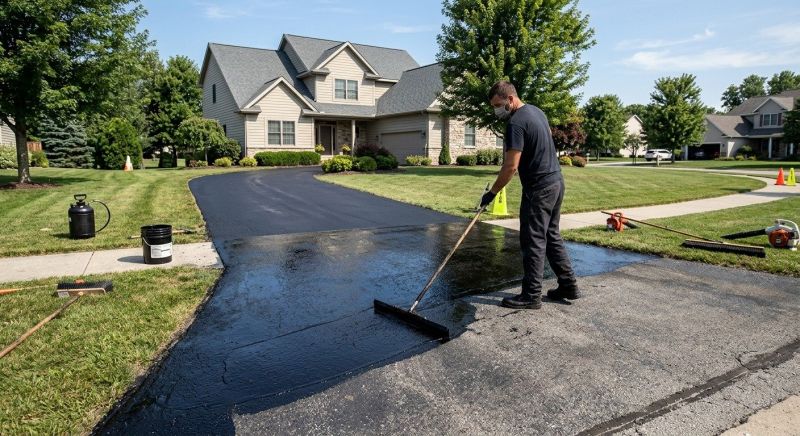 Residential Asphalt Sealing in Greenville, SC